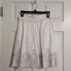 Tahari White Skirt